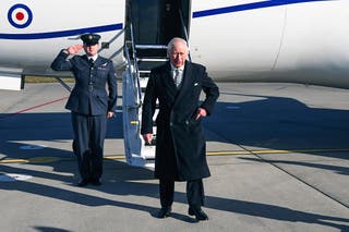 Holocaust memorial day – latest: King begins ‘deeply personal’ Auschwitz visit The King is seen arriving at Krakow Airport ahead of commemorations to mark 80 years since the liberation of the Auschwitz-Birkenau concentration camp